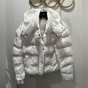 Sebby White Puffer Jacket